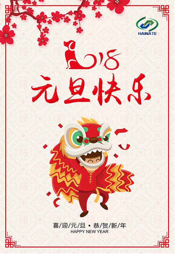 濟(jì)南海納特科技有限公司祝您元旦快樂(lè)！